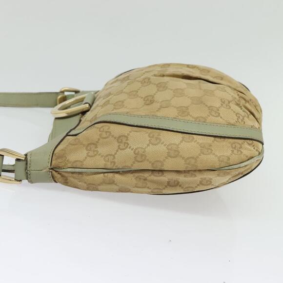 GUCCI GG Canvas Shoulder Bag Beige Gold - Picture 16 of 16